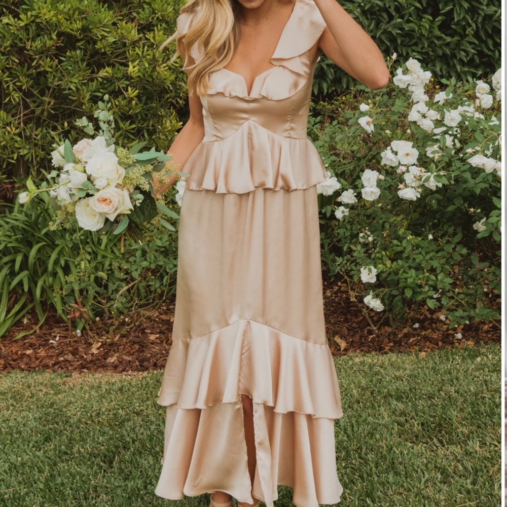Show Me Your Mumu Reese Ruffle Dress
